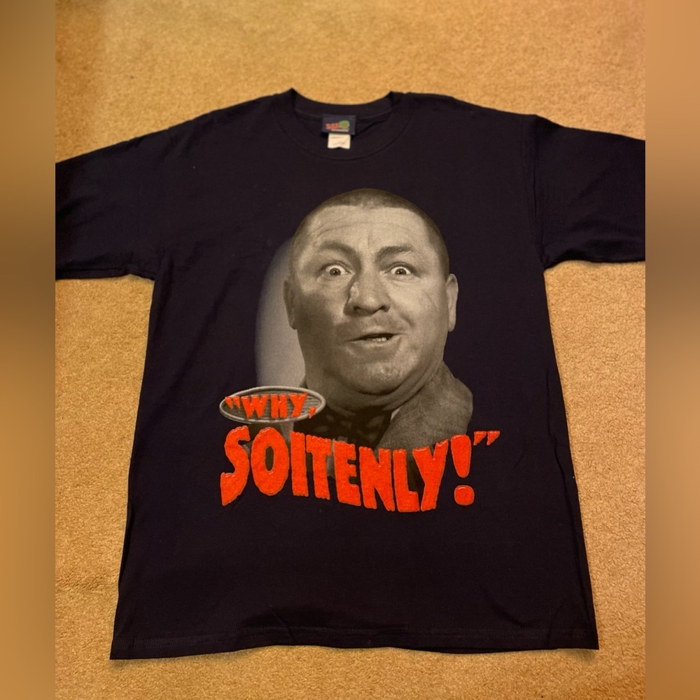 Curly- 3 stooges shirt